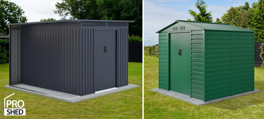 Cabane outils jardin métal