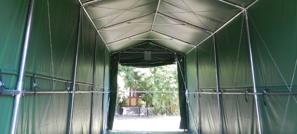 Capannone tenda PVC