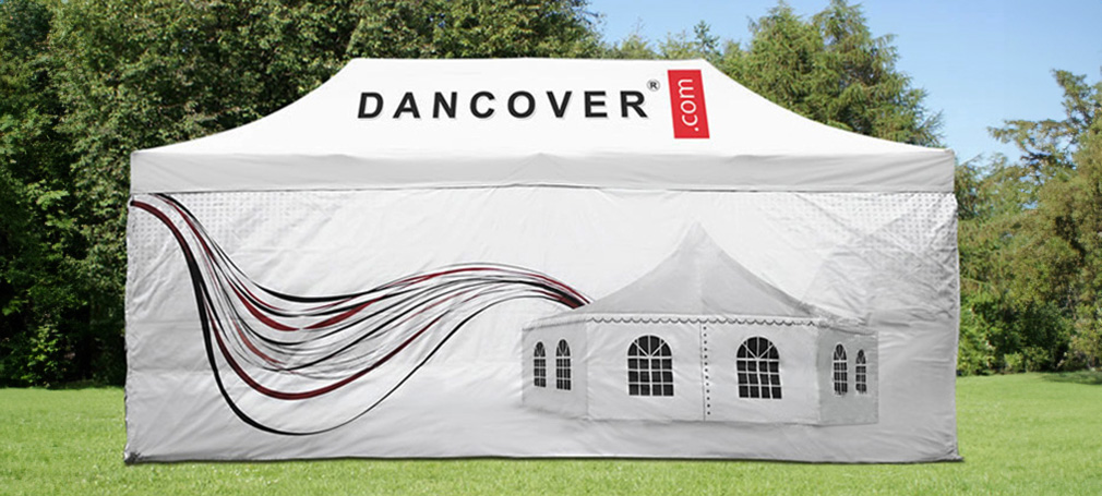 Faltpavillon mit Logo