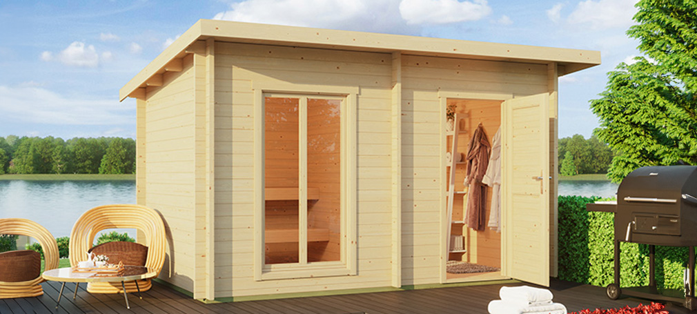 Gartensauna Komplettset