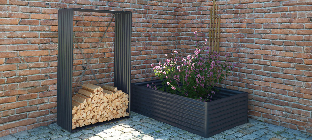 Holzschuppen für Kaminholz