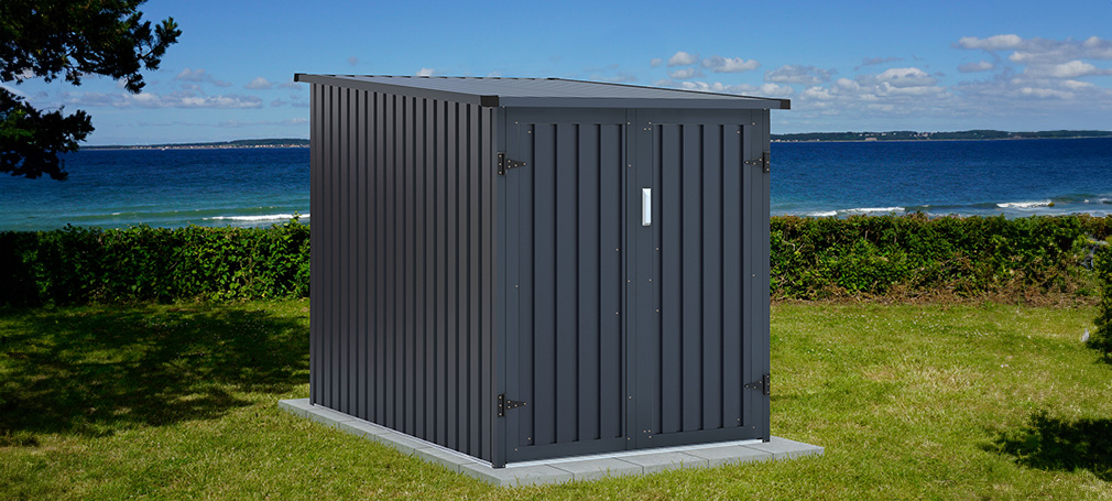 Trädgårdsskjul metall