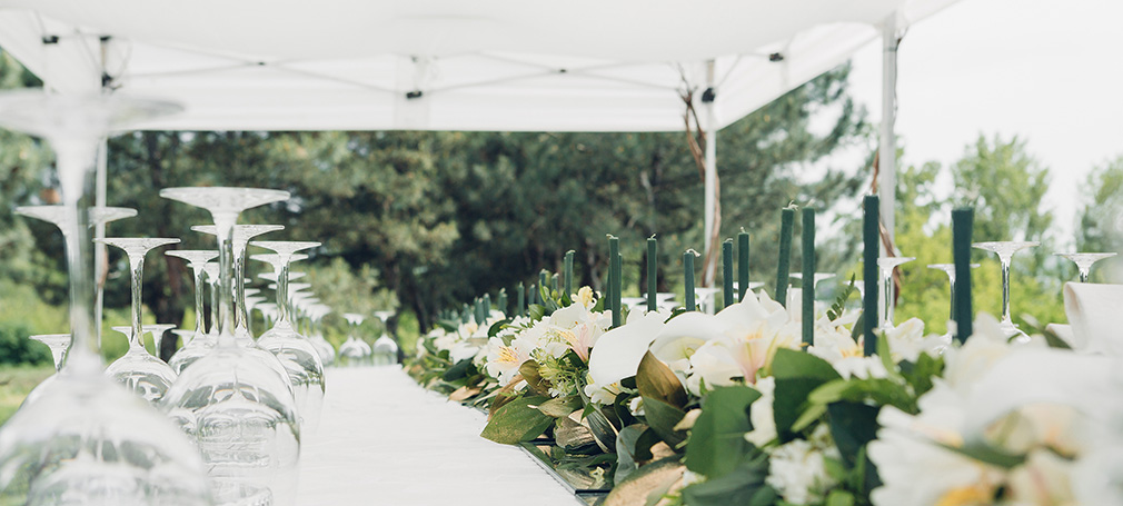 Ziehharmonika Pavillons