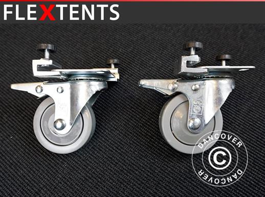 FleXtents® hjul för PRO och Xtreme ställningar, 2 st.