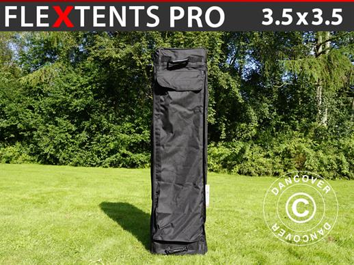 Carry bag w/ wheels, Flextents PRO 3.5x3.5 m, Black