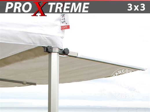 FleXtents Xtreme 50 3m Überhang, Weiß mit Konnektoren