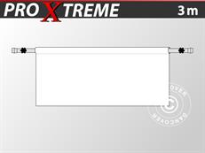 Half zijwand voor FleXtents PRO Xtreme, 3m, Wit