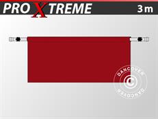 Half zijwand voor FleXtents PRO Xtreme, 3m, Rood