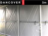 Kit Cavo d’Acciaio Extra Robusto per capannone tenda PRO 5m (altezza laterale 2m/inclinazione del tetto: 30°)