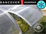 Ventilation window w/automatic opener for greenhouse Strong NOVA 6 m wide, Silver