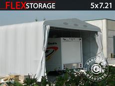 Opslagtent Maxi Box, 5x7,21x3,76m, Grijs