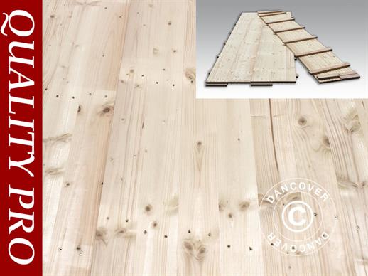 Plancher en bois pour tente de réception, 150x50x2,2cm, Pin, 72 m²