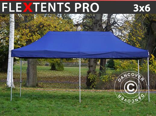 Vouwtent/Easy up tent FleXtents PRO 3x6m Donker blauw