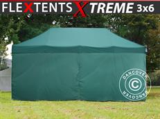 Event tent FleXtents Xtreme 50 3x6 m Green, incl. 6 sidewalls