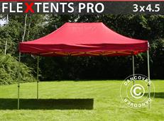 Gazebo pieghevole FleXtents PRO 3x4,5m Rosso