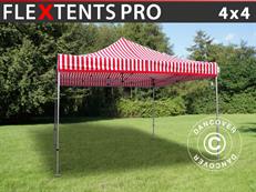 Event tent FleXtents PRO 4x4 m Striped
