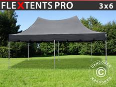 Event tent FleXtents PRO Peak Pagoda 3x6 m Black