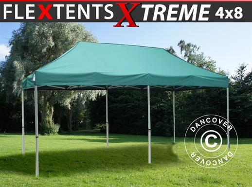 Vouwtent/Easy up tent FleXtents Xtreme 50 4x8m Groen