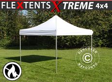 Event tent FleXtents Xtreme 50 4x4 m White, Flame retardant