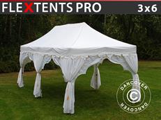 Event tent FleXtents PRO "Raj" 3x6 m White/Gold