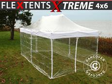 Event tent FleXtents Xtreme 50 4x6 m Clear, incl. 8 sidewalls