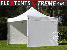 Event tent FleXtents Xtreme 60 4x4 m White, incl. 4 sidewalls