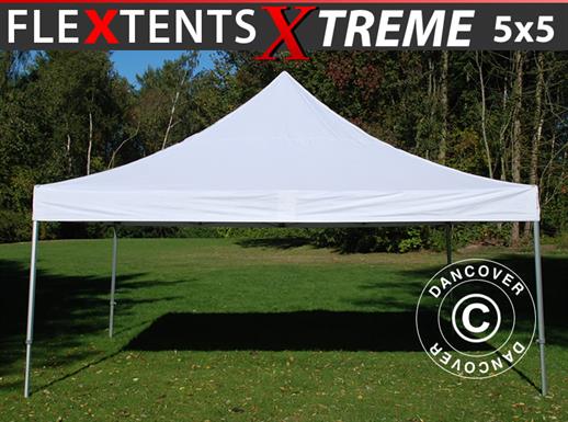 Vouwtent/Easy up tent FleXtents Xtreme 50 5x5m Wit