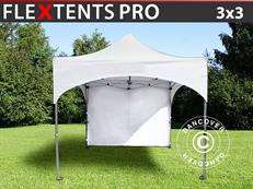 Event tent FleXtents PRO "Arched" 3x3 m White, incl. 4 sidewalls