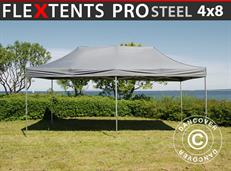 Event tent FleXtents PRO Steel 4x8 m Grey