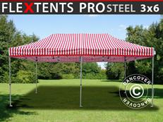 Event tent FleXtents PRO Steel 3x6 m Striped