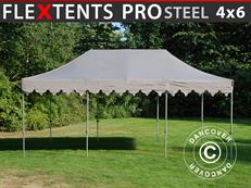 Event tent FleXtents PRO Steel "Morocco" 4x6 m Latte
