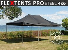 Event tent FleXtents PRO Steel 4x6 m Black