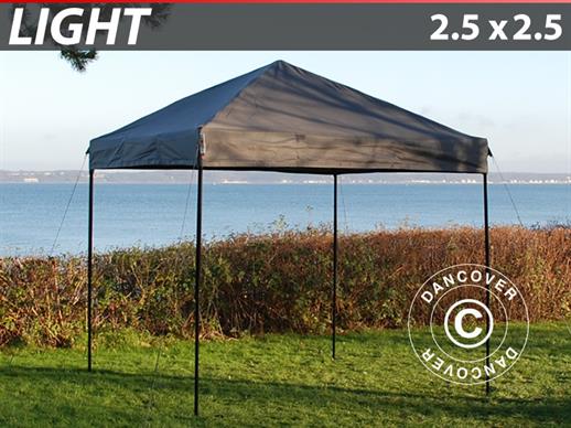 Tente Pliante FleXtents Light 2,5x2,5m Grise