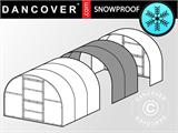 Greenhouse Polycarbonate Extension, TITAN Arch 280, 6 m², 3x2 m, Silver