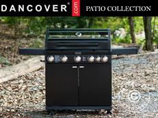 BBQ-gasbarbecue Dancover 5+1, Zwart