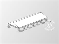 Dakbedekking voor Partytent Exclusive 5x12m PVC, Wit/Grijs