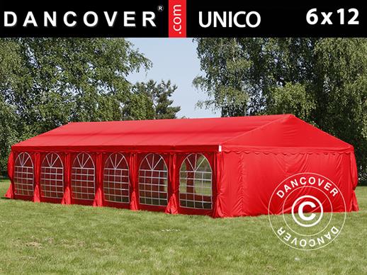 Tente de réception UNICO 6x12m, Rouge