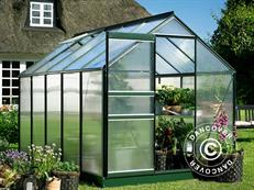 Væksthus Halls Popular 5m², 1,93x2,57x1,95m, Grøn