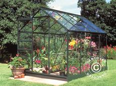 Drivhus Glas Halls Popular 5m², 1,93x2,57x1,95m, Grøn