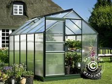 Væksthus Halls Popular 6,2m², 1,93x3,19x1,95m, Grøn