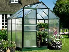 Væksthus Halls Popular 3,8m², 1,93x1,95x1,95m, Grøn