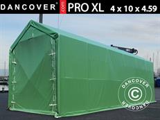 Barnum de stockage PRO XL 4x10x3,5x4,59m, PVC, Vert