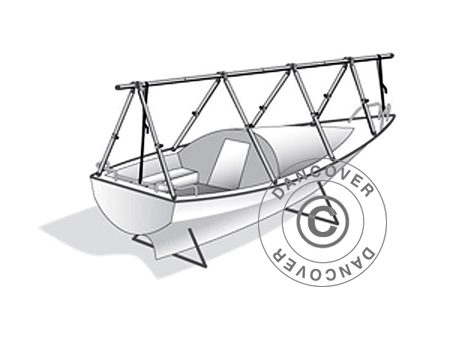 Deck frame for boat cover, NoTool, 7 m