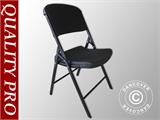 Chaise pliante 48x43x89cm, Noir, 4 pièces