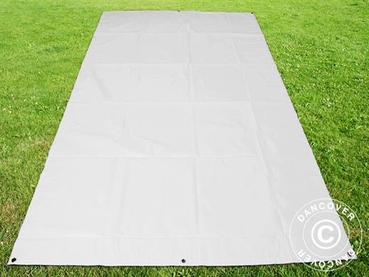 Tarpaulin/Ground Cover 2.6x6.1 m PVC, White