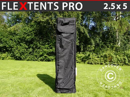 Nosiva torba na kotačiće, FleXtents PRO 2,5x5m, Crna