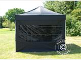 Kit paroi latérale pour Tente pliante FleXtents 3x6m, Noir