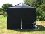 Kit paroi latérale pour Tente pliante FleXtents 3x6m, Noir
