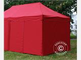Kit paroi latérale pour Tente pliante FleXtents 3x6m, Rouge