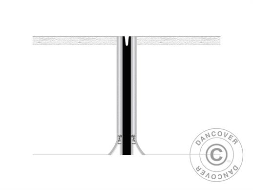 Pannelli di collegamento per gazebo pieghevole FleXtents® PRO della serie 3m, Nero, 2 pz.
